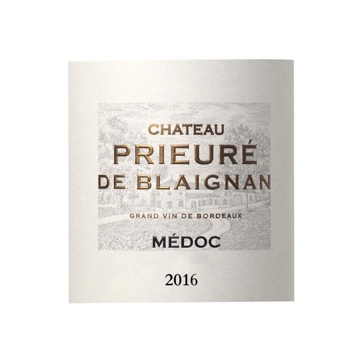 Château Prieuré de Blaignan 2016 Médoc - Vin rouge de Bordeaux