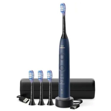 Brosse à dents électrique sonique - PHILIPS - HX7423/08 - Série 7100 - bleue - Bluetooth