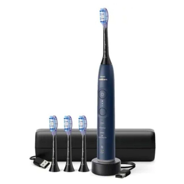 Brosse à dents électrique sonique - PHILIPS - HX7423/08 - Série 7100 - bleue - Bluetooth Brosse à dents électrique sonique - PHILIPS - HX7423/08 - Série 7100 - bleue - Bluetooth