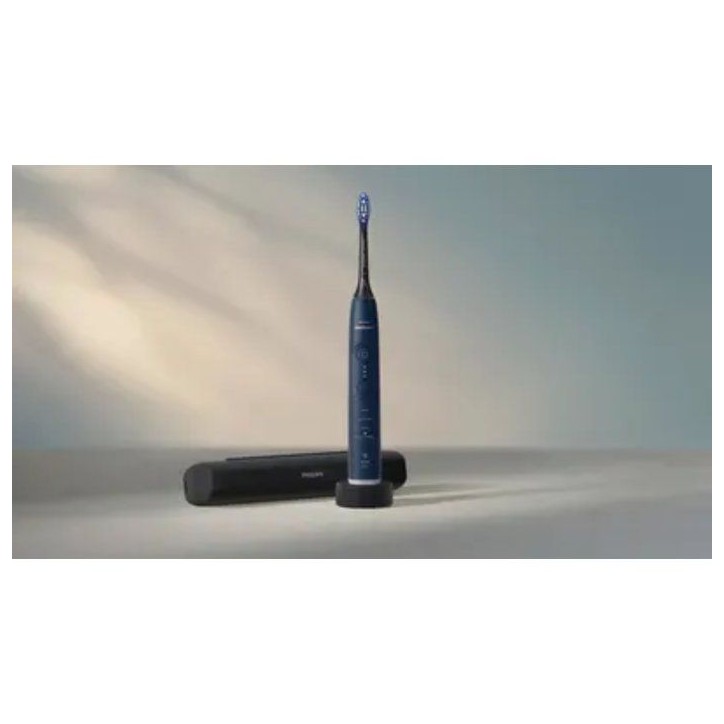 Brosse à dents électrique sonique - PHILIPS - HX7423/08 - Série 7100 - bleue - Bluetooth Brosse à dents électrique sonique - PHILIPS - HX7423/08 - Série 7100 - bleue - Bluetooth