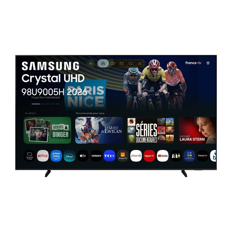 Samsung 98U9005H - TV LED 98" (249 cm) - 4K UHD 3840x2160 - 100 Hz - H