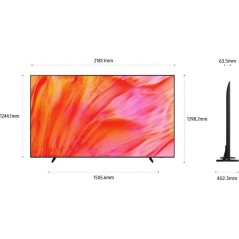 Samsung 98U9005H - TV LED 98" (249 cm) - 4K UHD 3840x2160 - 100 Hz - HDR - Smart TV - Gaming Hub - 3xHDMI - WiFi