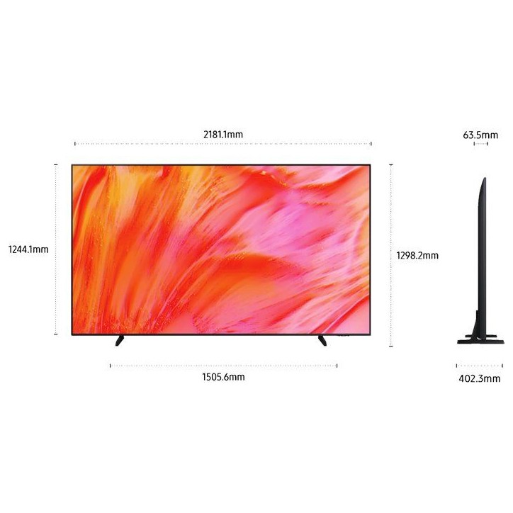 Samsung 98U9005H - TV LED 98" (249 cm) - 4K UHD 3840x2160 - 100 Hz - HDR - Smart TV - Gaming Hub - 3xHDMI - WiFi Samsung 98U9005H - TV LED 98" (249 cm) - 4K UHD 3840x2160 - 100 Hz - HDR - Smart TV - Gaming Hub - 3xHDMI - WiFi