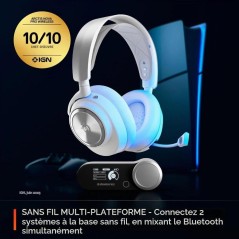 Casque audio gaming sans fil - STEELSERIES - Arctis Nova Pro P - Haute