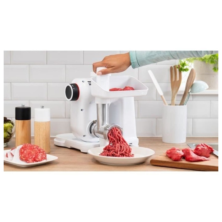 Accessoire hachoir a viande - BOSCH - MUZS2FWW - Blanc - Acier satin Accessoire hachoir a viande - BOSCH - MUZS2FWW - Blanc - Acier satin