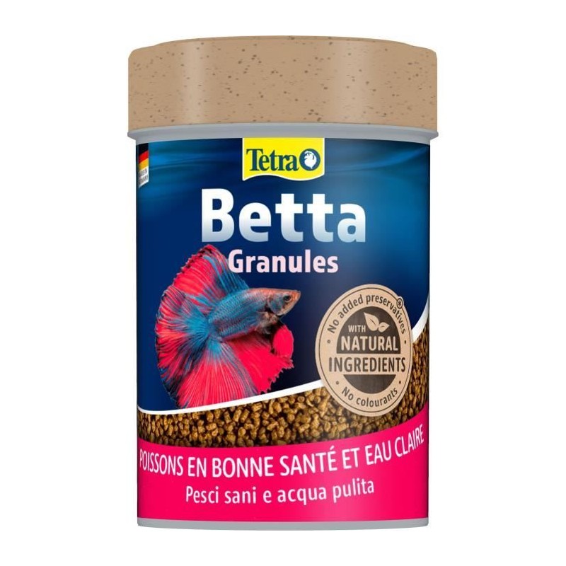 Tetra Betta Granulés - TETRA - Aliment complet pour poisson Combattan