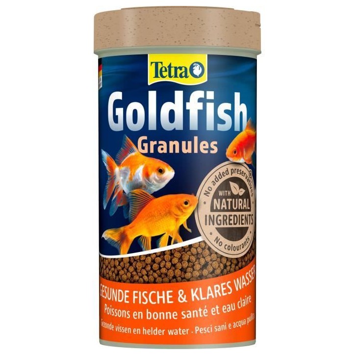 Tetra Goldfish Granulés - TETRA - Aliment complet en granulés pour poissons rouges - 250 ml Tetra Goldfish Granulés - TETRA - Aliment complet en granulés pour poissons rouges - 250 ml