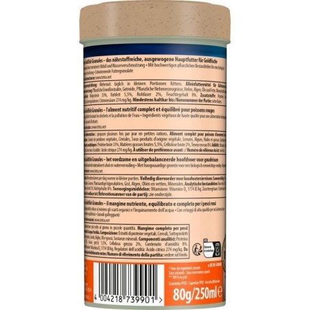 Tetra Goldfish Granulés - TETRA - Aliment complet en granulés pour poissons rouges - 250 ml