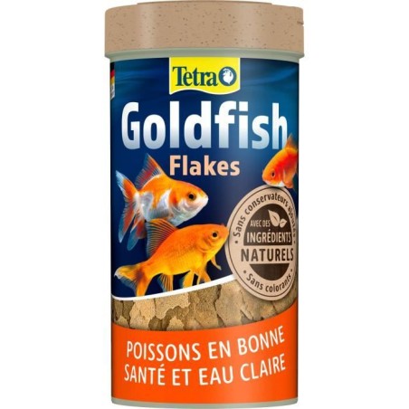 Tetra Goldfish Flocons - TETRA - Aliment complet en flocons pour poiss