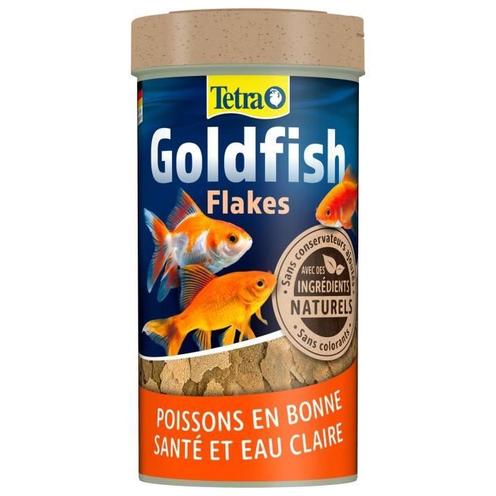 Tetra Goldfish Flocons - TETRA - Aliment complet en flocons pour poissons rouges - 250 ml