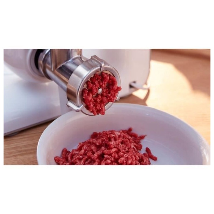 Accessoire hachoir a viande - BOSCH - MUZS2FWW - Blanc - Acier satin Accessoire hachoir a viande - BOSCH - MUZS2FWW - Blanc - Acier satin