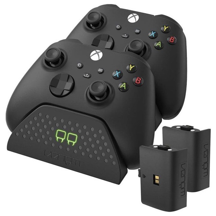 Station de charge double - VENOM - pour manettes Xbox - Xbox Series X|S & One - Noir Station de charge double - VENOM - pour manettes Xbox - Xbox Series X|S & One - Noir