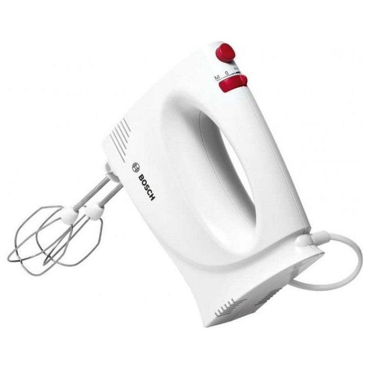 Batteur - BOSCH - MFQP1000 - 300 W - 2 vitesses + turbo - 2 fouets inox Batteur - BOSCH - MFQP1000 - 300 W - 2 vitesses + turbo - 2 fouets inox