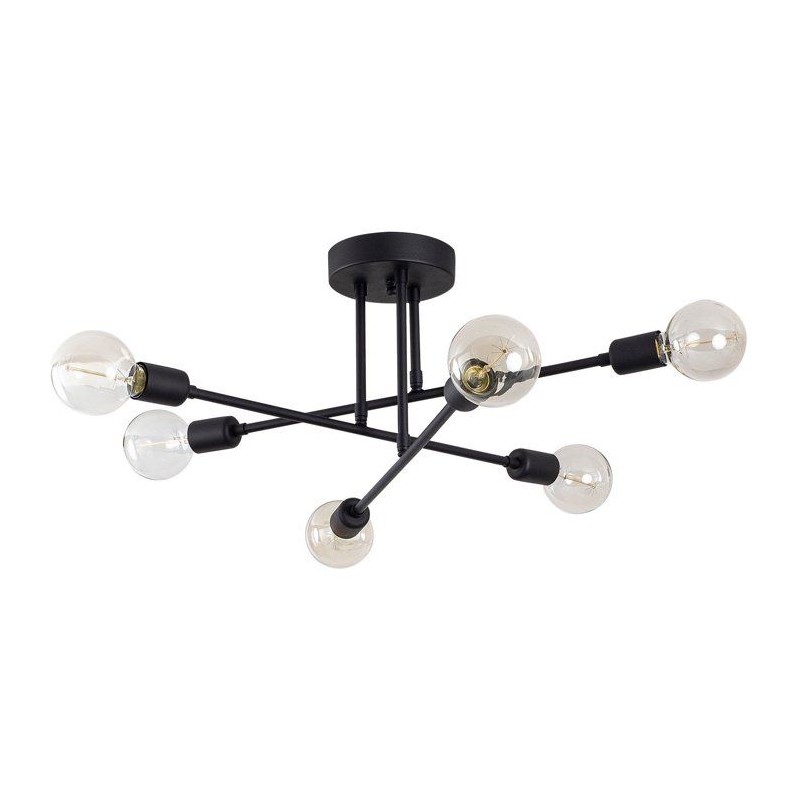 Suspension lustre D BY M.RED Black - Fer noir - Raffiné - Moderne