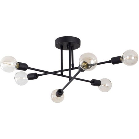 Suspension lustre D BY M.RED Black - Fer noir - Raffiné - Moderne