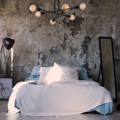 Suspension lustre D BY M.RED Black - Fer noir - Raffiné - Moderne