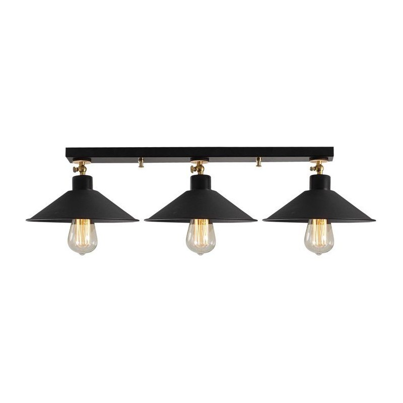 Suspension lustre moderne D BY M.RED Black - Métal - Design contempor
