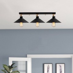 Suspension lustre moderne D BY M.RED Black - Métal - Design contemporain - Elégant