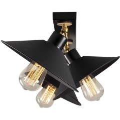 Suspension lustre moderne D BY M.RED Black - Métal - Design contempor