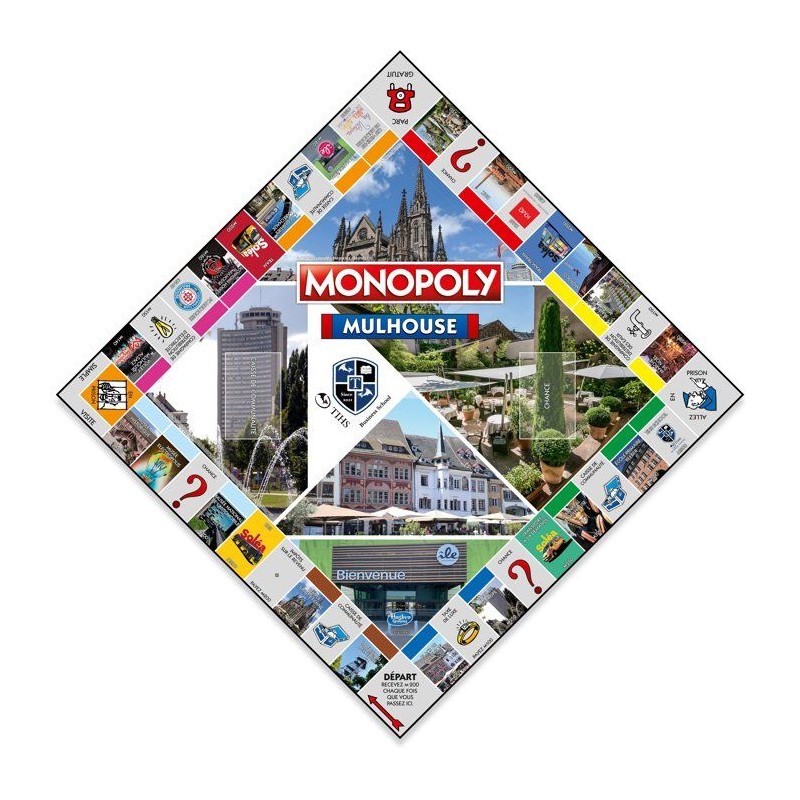 Monopoly Mulhouse - Jeu de société - WINNING MOVES - Édition locale