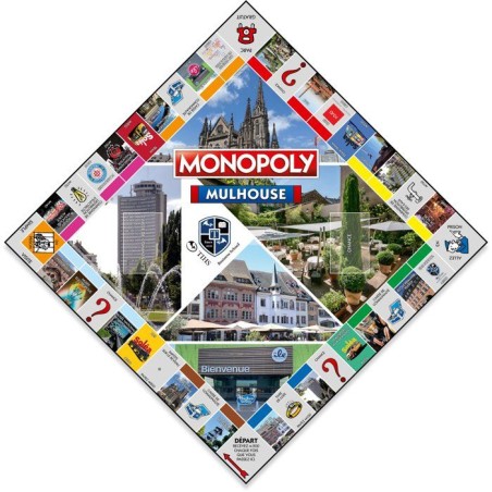 Monopoly Mulhouse - Jeu de société - WINNING MOVES - Édition locale