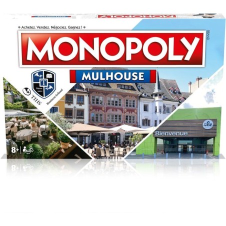 Monopoly Mulhouse - Jeu de société - WINNING MOVES - Édition locale collector