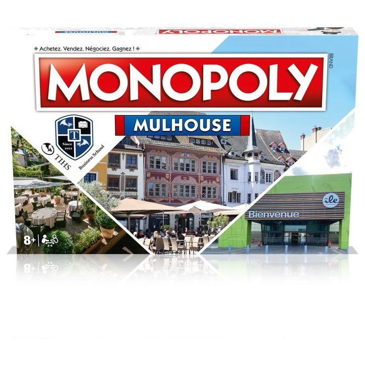 Monopoly Mulhouse - Jeu de société - WINNING MOVES - Édition locale collector