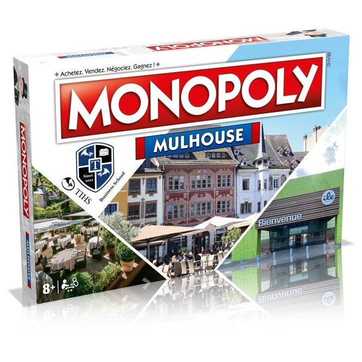 Monopoly Mulhouse - Jeu de société - WINNING MOVES - Édition locale collector
