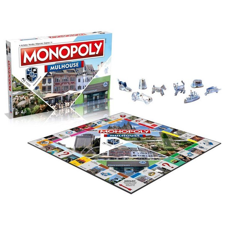 Monopoly Mulhouse - Jeu de société - WINNING MOVES - Édition locale collector