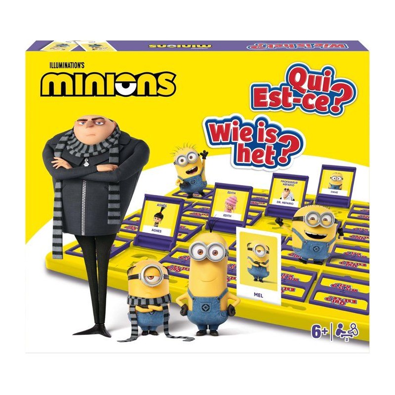 Qui est-ce ? Les Minions - Jeu de déduction - WINNING MOVES - 24 pers