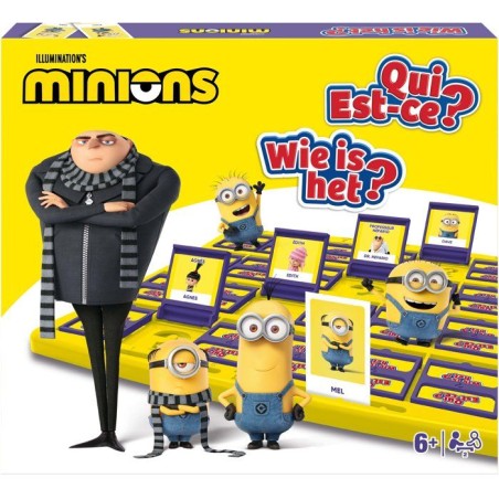 Qui est-ce ? Les Minions - Jeu de déduction - WINNING MOVES - 24 pers