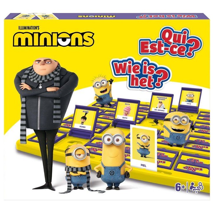Qui est-ce ? Les Minions - Jeu de déduction - WINNING MOVES - 24 personnages Minions Qui est-ce ? Les Minions - Jeu de déduction - WINNING MOVES - 24 personnages Minions