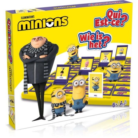 Qui est-ce ? Les Minions - Jeu de déduction - WINNING MOVES - 24 personnages Minions