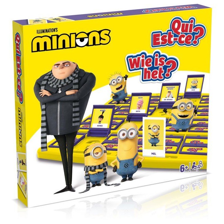 Qui est-ce ? Les Minions - Jeu de déduction - WINNING MOVES - 24 personnages Minions Qui est-ce ? Les Minions - Jeu de déduction - WINNING MOVES - 24 personnages Minions