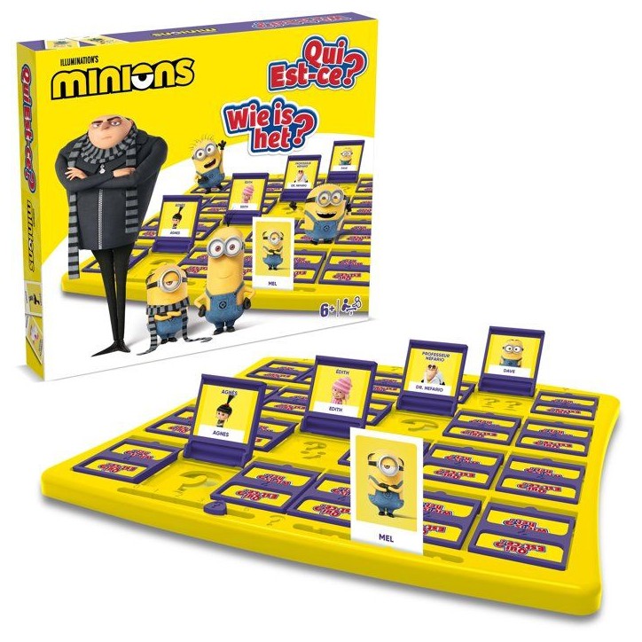 Qui est-ce ? Les Minions - Jeu de déduction - WINNING MOVES - 24 personnages Minions Qui est-ce ? Les Minions - Jeu de déduction - WINNING MOVES - 24 personnages Minions