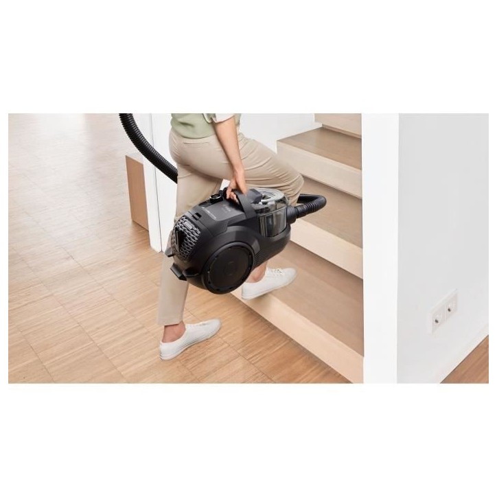 Aspirateur Traineau sans sac - BOSCH BGC21X300 - 550W - 2L - 76 dB - Noir Aspirateur Traineau sans sac - BOSCH BGC21X300 - 550W - 2L - 76 dB - Noir