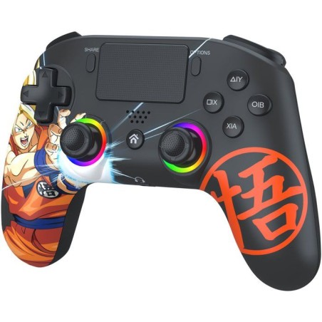 Manette sans fil - PS4 / PC - Dragon Ball Goku Super Saiyan - Bluetooth - Noir - SUBSONIC