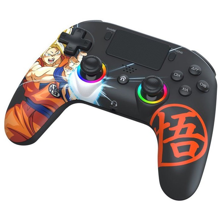 Manette sans fil - PS4 / PC - Dragon Ball Goku Super Saiyan - Bluetooth - Noir - SUBSONIC