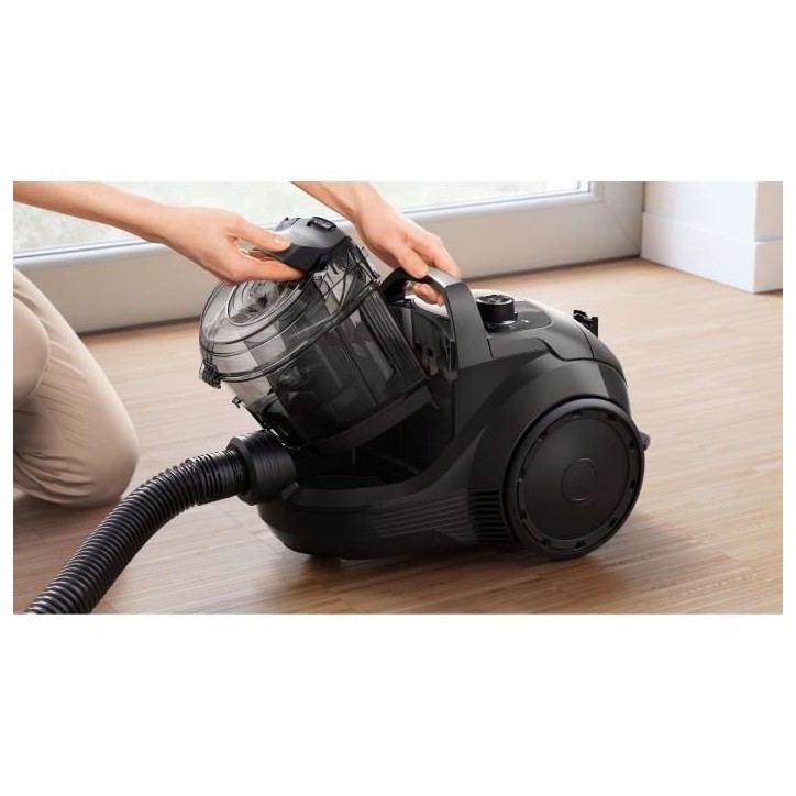 Aspirateur Traineau sans sac - BOSCH BGC21X300 - 550W - 2L - 76 dB - Noir Aspirateur Traineau sans sac - BOSCH BGC21X300 - 550W - 2L - 76 dB - Noir