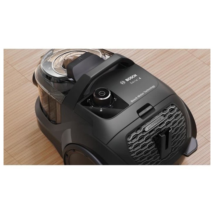 Aspirateur Traineau sans sac - BOSCH BGC21X300 - 550W - 2L - 76 dB - Noir Aspirateur Traineau sans sac - BOSCH BGC21X300 - 550W - 2L - 76 dB - Noir