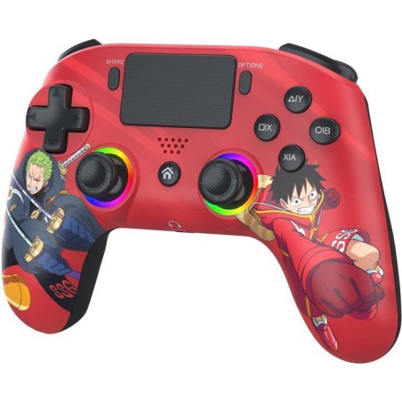 Manette sans fil - PS4 / PC - One Piece Luffy vs Zoro - Bluetooth - Noir - SUBSONIC