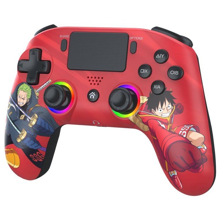 Manette sans fil - PS4 / PC - One Piece Luffy vs Zoro - Bluetooth - Noir - SUBSONIC