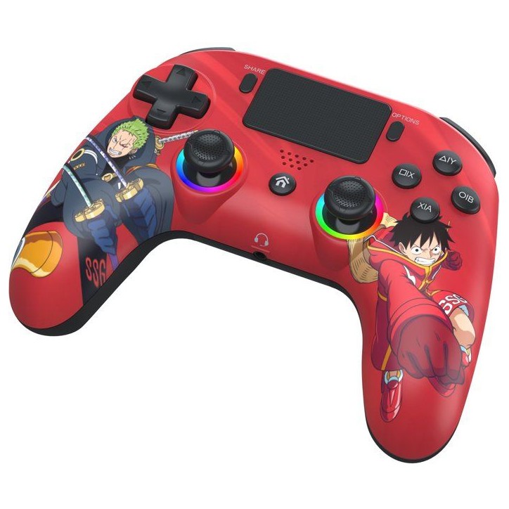 Manette sans fil - PS4 / PC - One Piece Luffy vs Zoro - Bluetooth - Noir - SUBSONIC