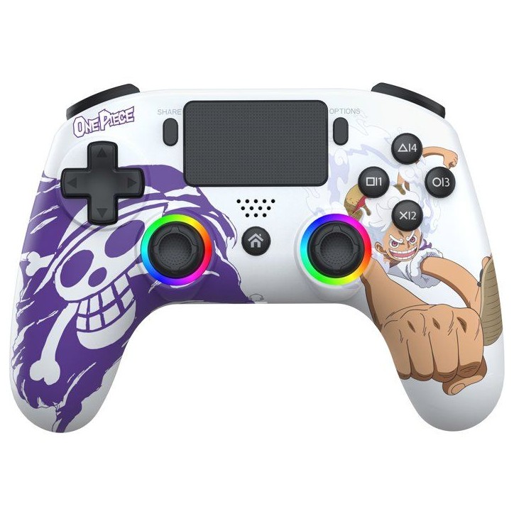 Manette sans fil - PS5 / PC - One Piece Luffy Gear 5 - Bluetooth - Blanc - SUBSONIC