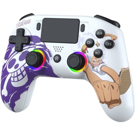 Manette sans fil - PS5 / PC - One Piece Luffy Gear 5 - Bluetooth - Blanc - SUBSONIC