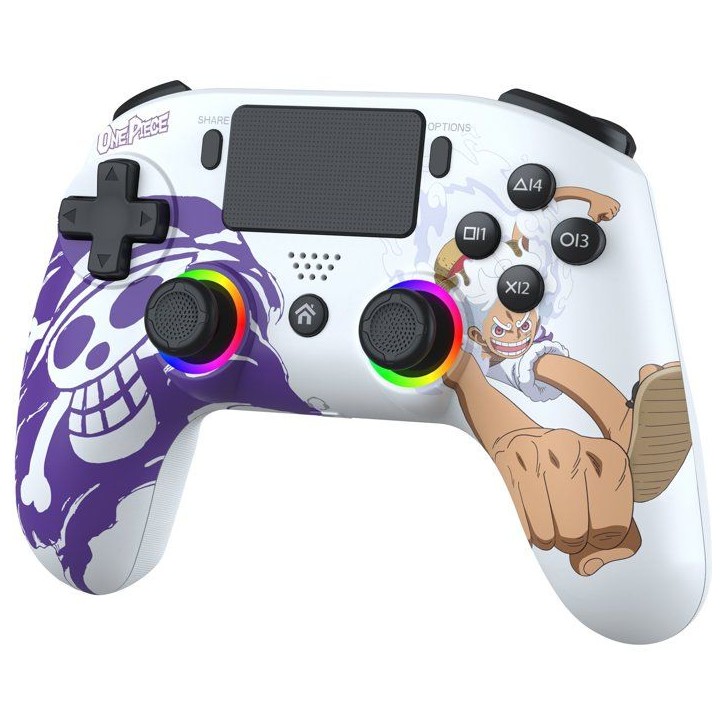 Manette sans fil - PS5 / PC - One Piece Luffy Gear 5 - Bluetooth - Blanc - SUBSONIC