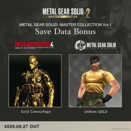 Metal Gear Solid Master Collection Vol. 2 - Day One Edition - Jeu PS5