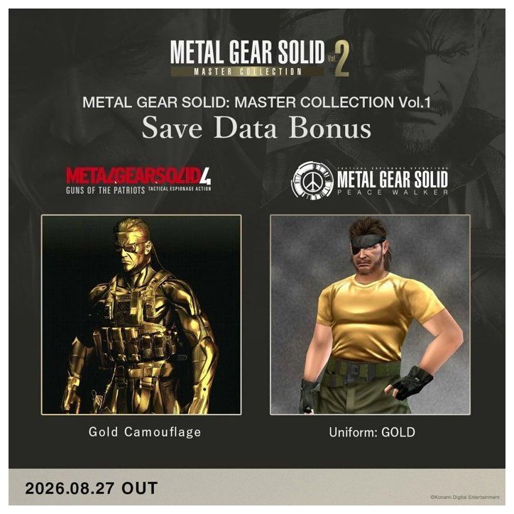 Metal Gear Solid Master Collection Vol. 2 - Day One Edition - Jeu PS5