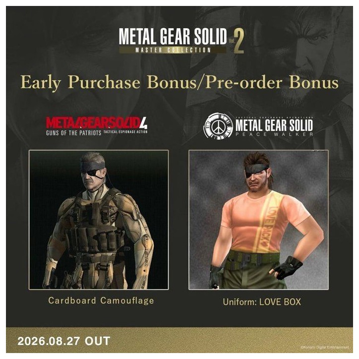 Metal Gear Solid Master Collection Vol. 2 - Day One Edition - Jeu PS5