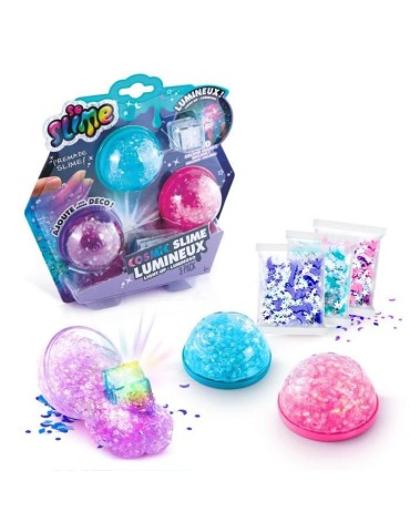 Pack de 3 Slime cosmique lumineux - So Slime - SSC 213 - Canal Toys